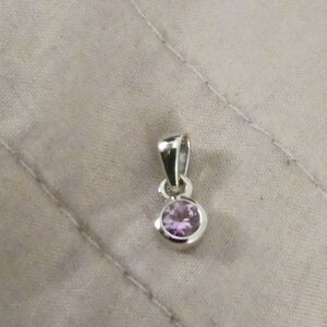 Gemporia 0.38ct Moroccan Amethyst Sterling Silver Pendant